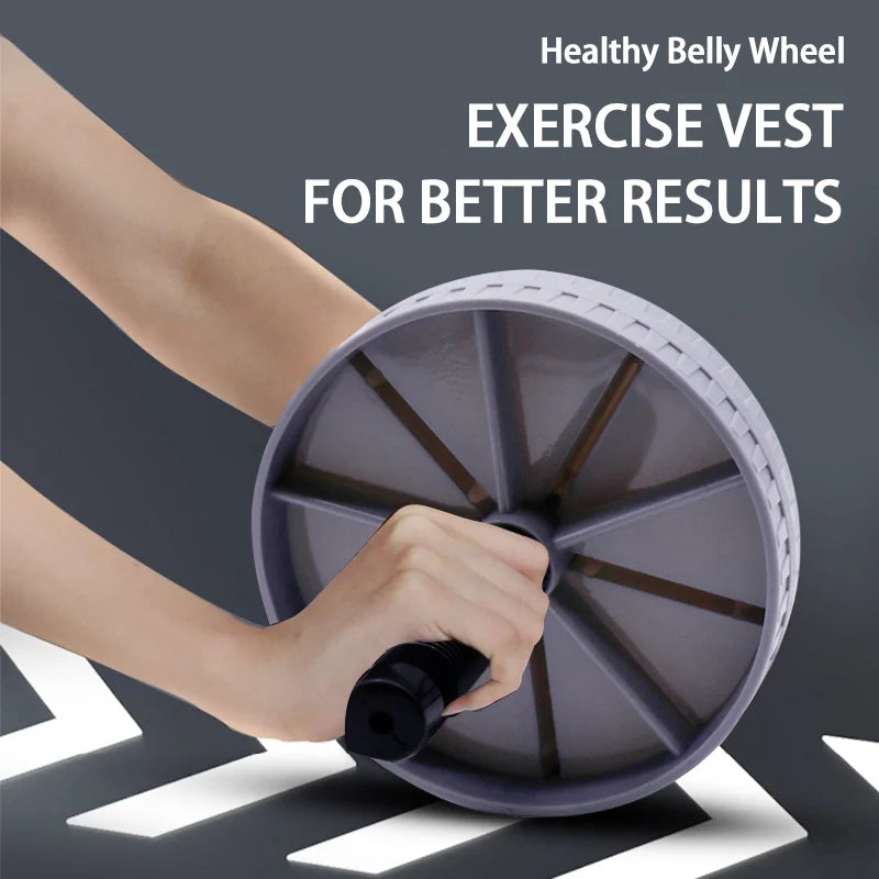Workout AB Roller Wheel Non-slip Abdominal Trainer No Noise Exercise Wheel Abdominal Exerciser for Home Gym Strength Workouts