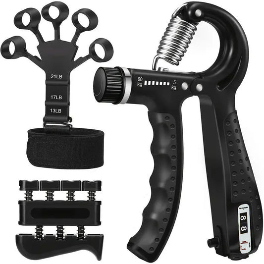 Grip Strength Grips Men'S Professional Training Arm Hand Strength Rehabilitation Stress Reduction Wrist Count Adjustable Grips