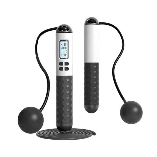 Portable Cordless Ropeless Jump Rope Anti-Skid Weight Loss Counting Skipping Rope Smart Workout Gym Digital Skip Rope Adult
