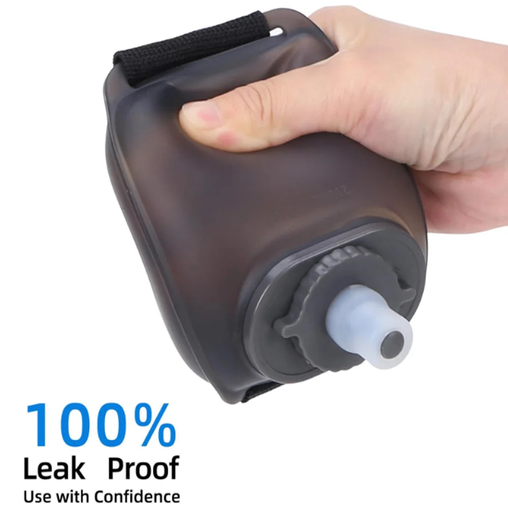 1Pcs Sports Arm Water Bottle, Silicone Wrist Mounted Water Cup for Running Cycling Hiking, Hands-Free Hydration for Outdoor Work