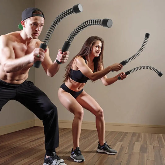 Replacement Spring Gym Battle Rope Stainless Steel Non Slip Cordless Battle Rope Rebound Durable Arm Strength Rope Home Fitness