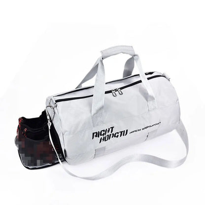 Sports Fitness Travel Handbag Dry And Wet Waterproof With Shoes Pocket Training Men Women Gym Sports Bag Shoulder Portable Pack